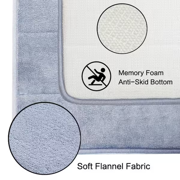 Luroon U-Comfort — Contoured Memory Foam Mat for Toilet Base