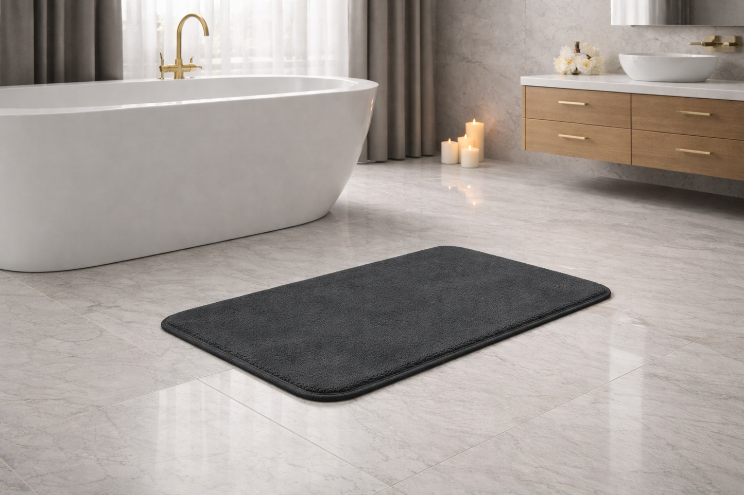 Luroon FlatSoft — Ultra-Plush Rectangular Memory Foam Mat
