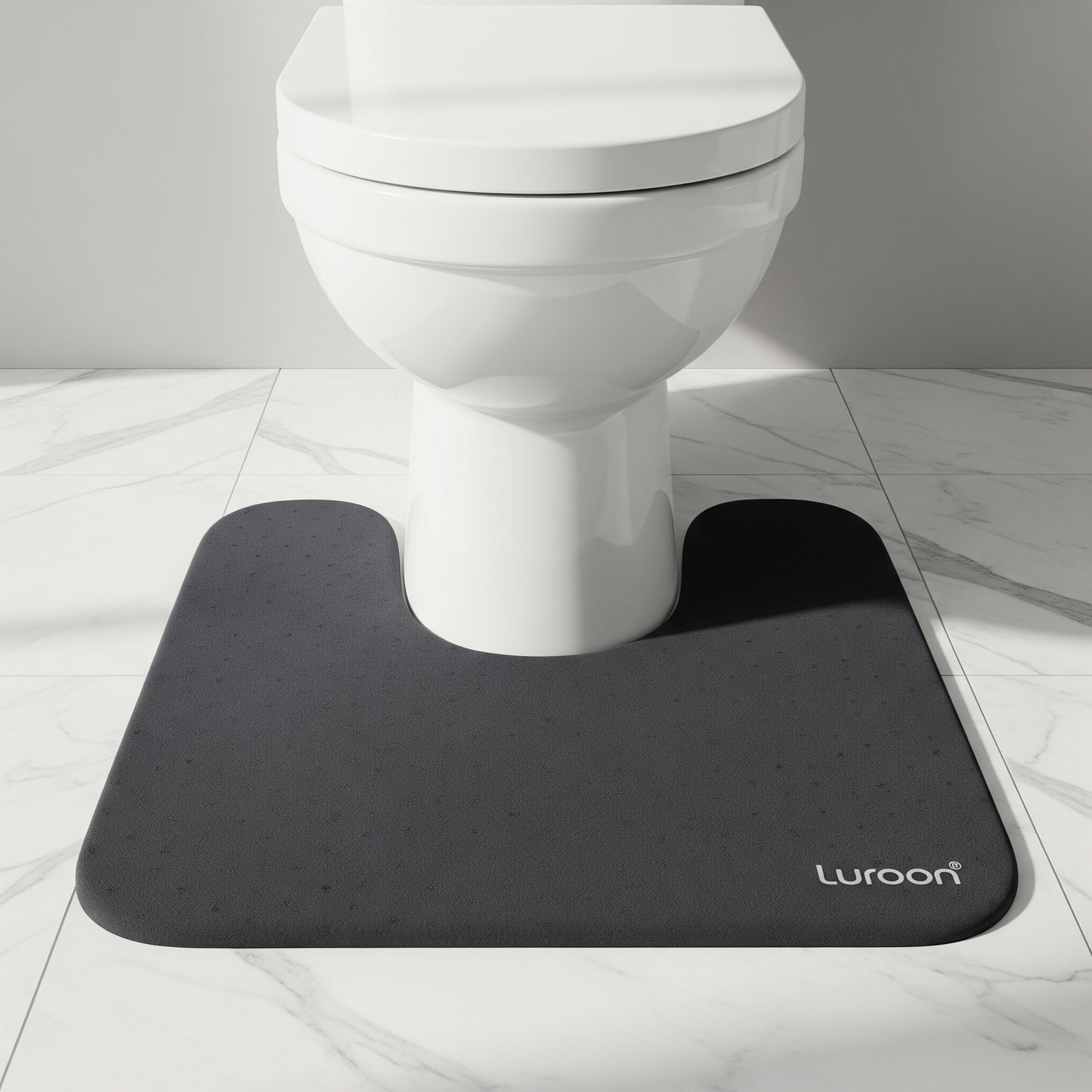 Luroon U-Comfort  — Contoured Memory Foam Mat for Toilet Base